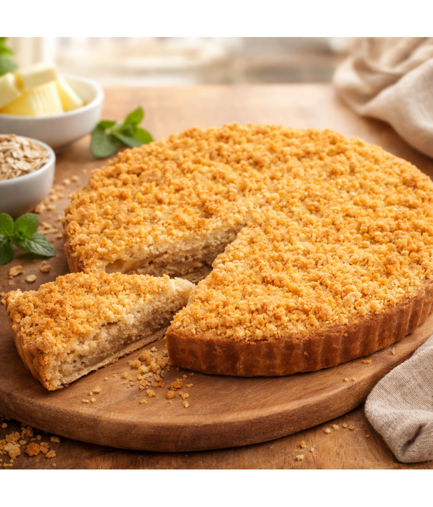 Hruškovomandlový s drobenkou