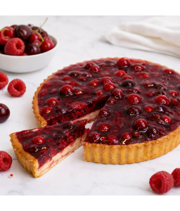 Malinový cheesecake