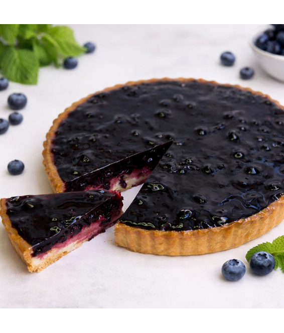 Borůvkový cheesecake